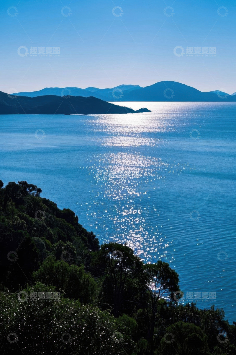 高清大图下载【趣麦麦图】蓝色海岸自然风光