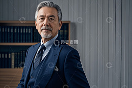 西装商务男士肖像