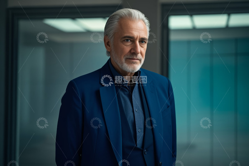 高清大图下载【趣麦麦图】成熟男人室内商务肖像