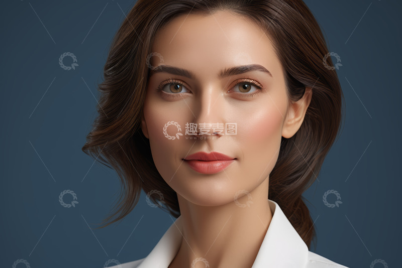 高清大图下载【趣麦麦图】职业女性半身肖像