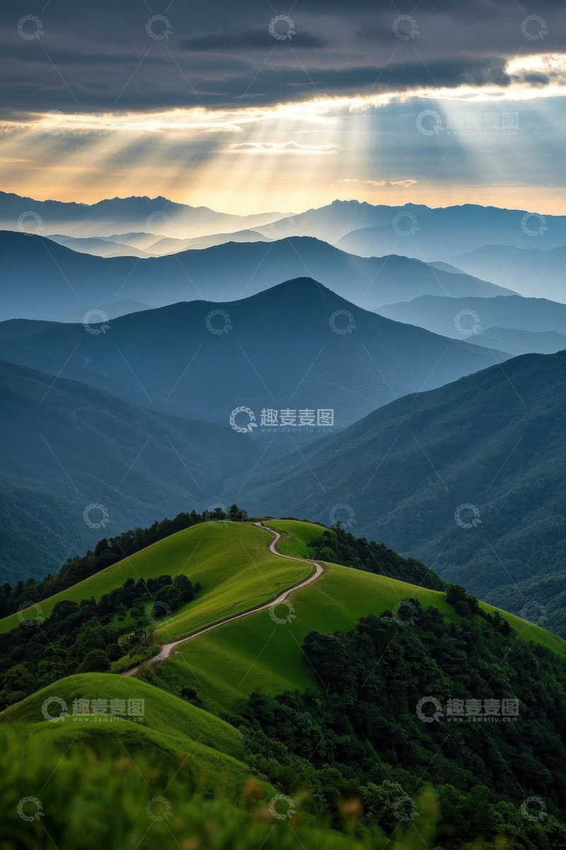 高清大图下载【趣麦麦图】山间公路自然风光