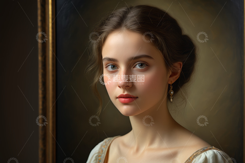 高清大图下载【趣麦麦图】女性古典风格人物肖像