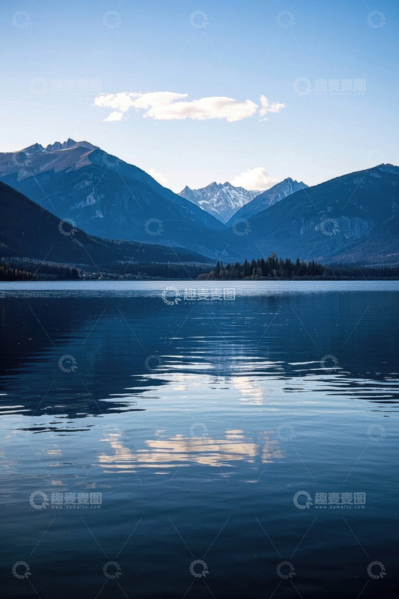 高清大图下载【趣麦麦图】远山近湖自然风景