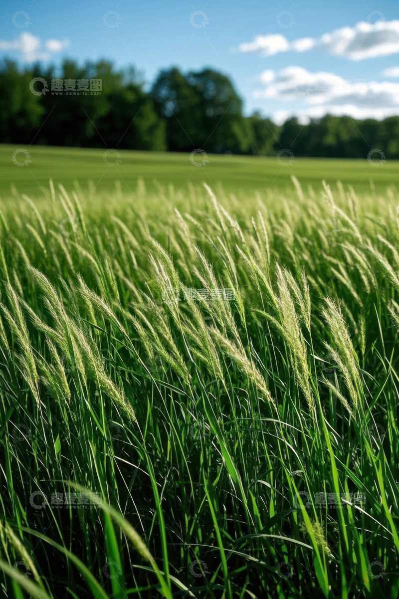 高清大图下载【趣麦麦图】绿色草地自然风光