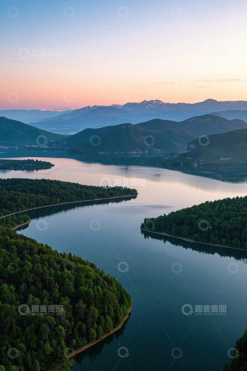 高清大图下载【趣麦麦图】航拍山水森林自然风光