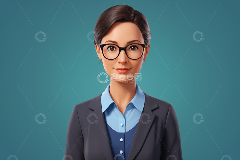 高清大图下载【趣麦麦图】职业女性商务形象肖像