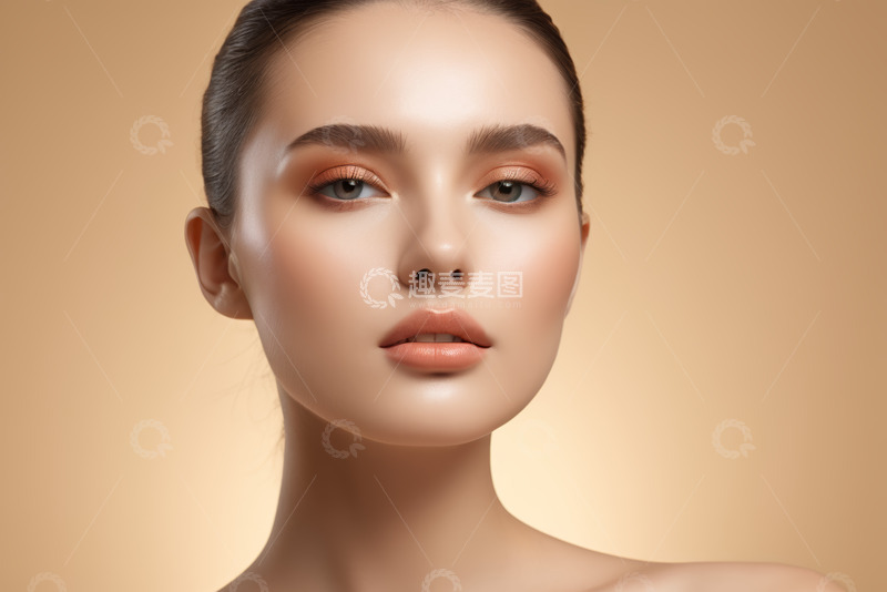 高清大图下载【趣麦麦图】女性面部特写美容护肤素材
