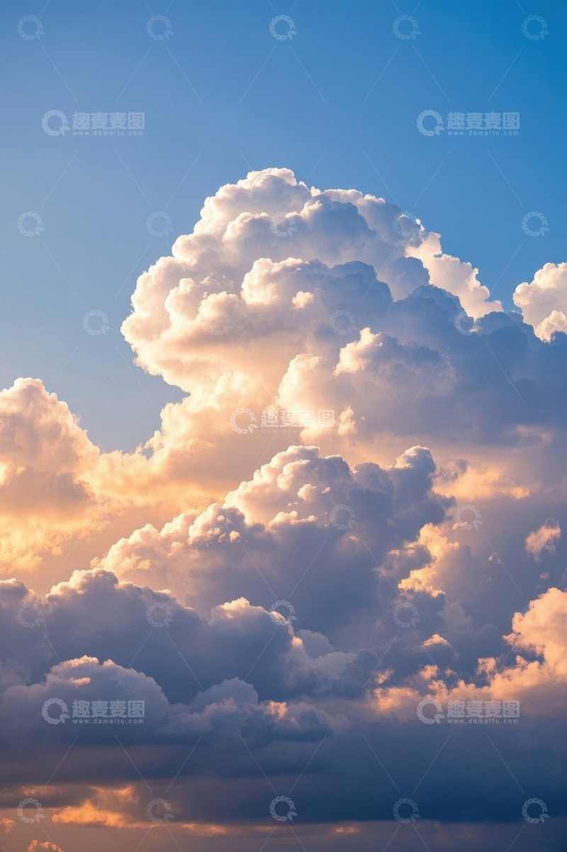 高清大图下载【趣麦麦图】蓝天白云壮丽云层景观
