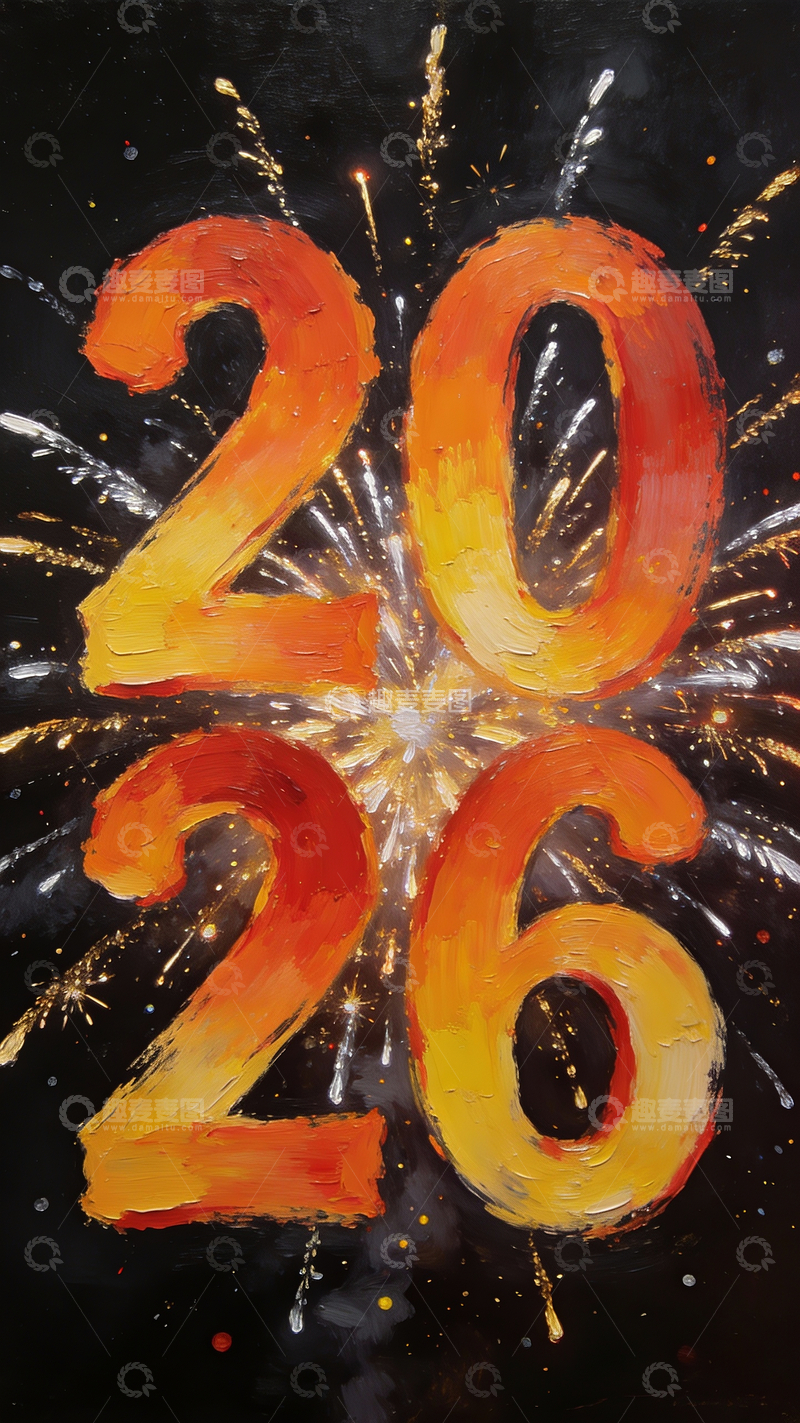 源文件下载【趣麦麦图】油画质感2026-1