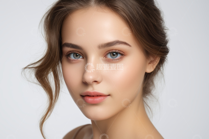 高清大图下载【趣麦麦图】女性美丽皮肤特写肖像