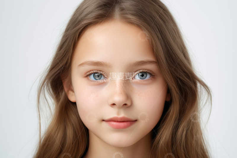高清大图下载【趣麦麦图】女孩面部特写肖像素材