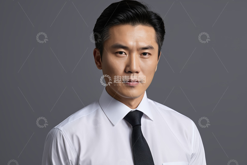 高清大图下载【趣麦麦图】商务男士正装肖像照