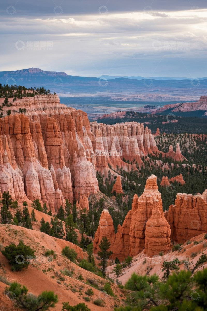 高清大图下载【趣麦麦图】犹他州峡谷红色岩石自然景观