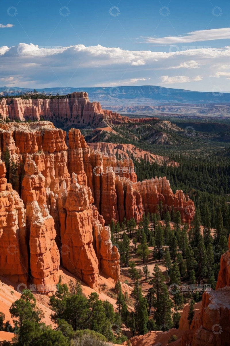 高清大图下载【趣麦麦图】犹他州峡谷红色岩石自然风光