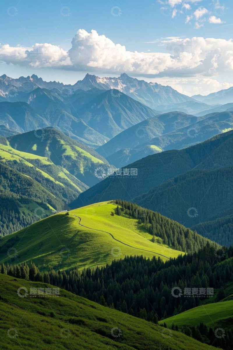 高清大图下载【趣麦麦图】青山翠谷自然风光