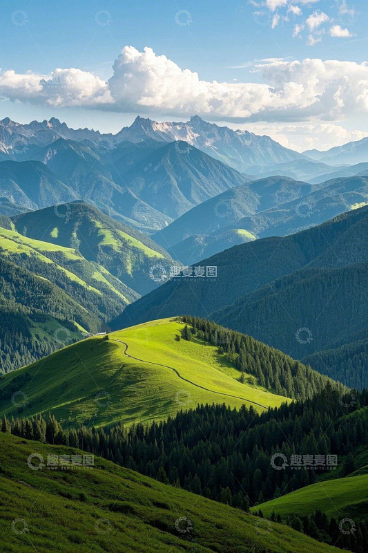 青山翠谷自然风光