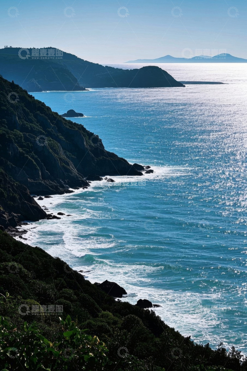 高清大图下载【趣麦麦图】海岸边的自然风光
