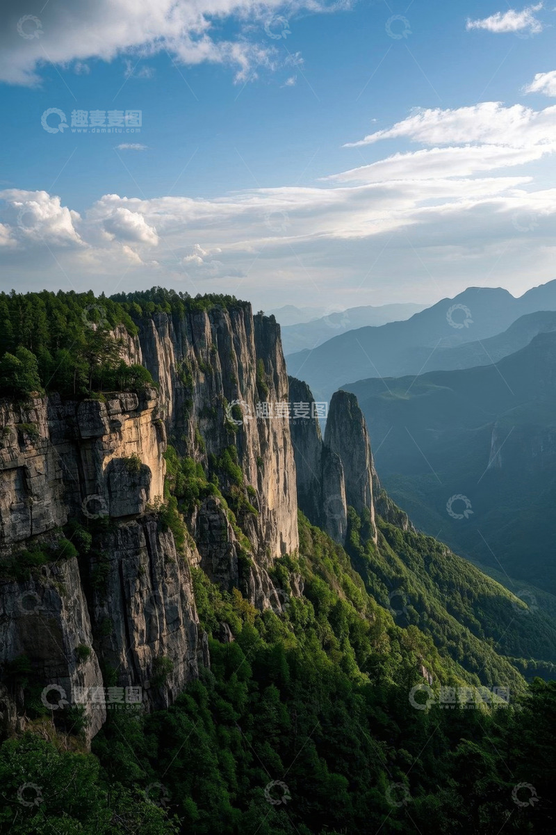 高清大图下载【趣麦麦图】悬崖山脉自然风光