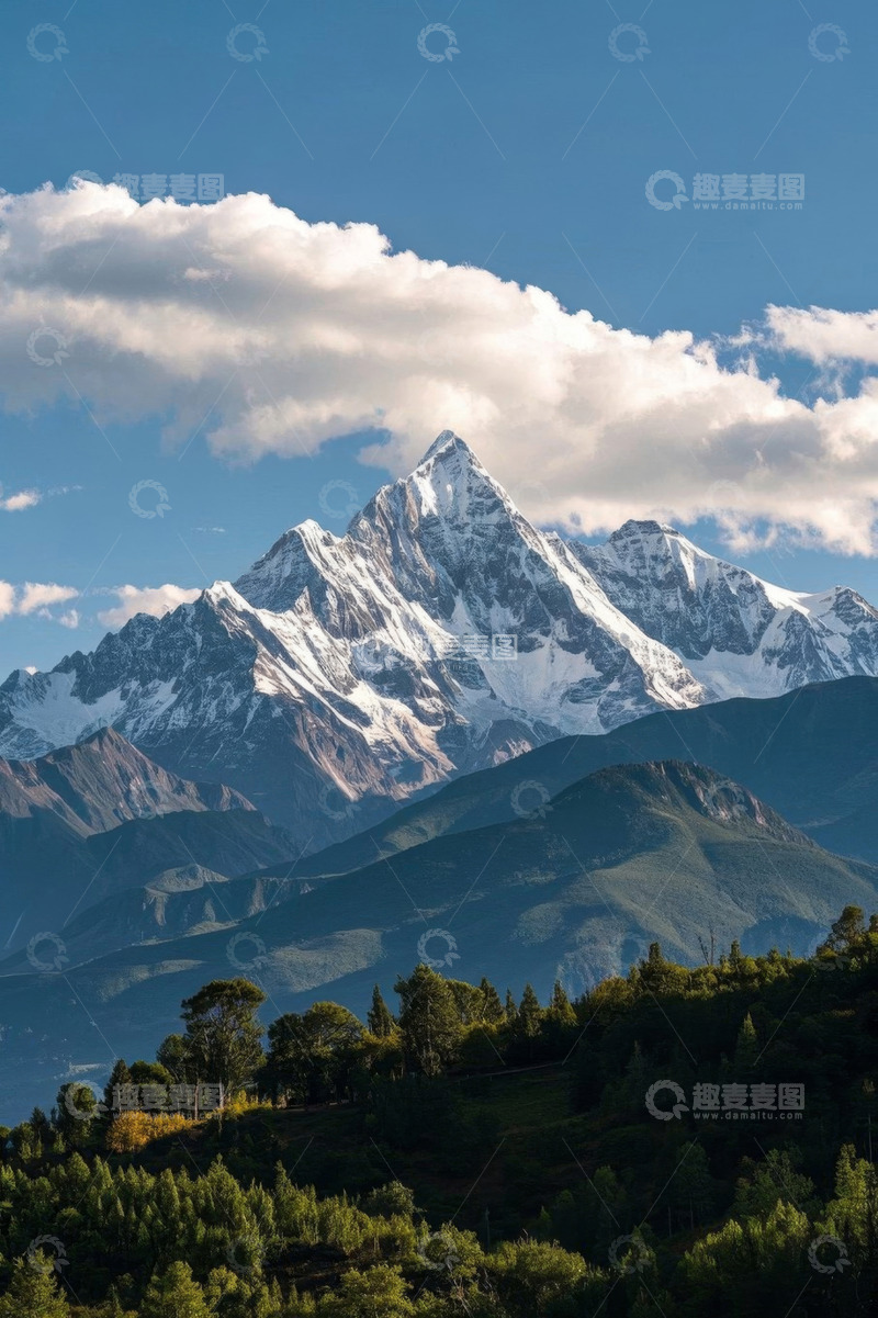 高清大图下载【趣麦麦图】雪山自然风光