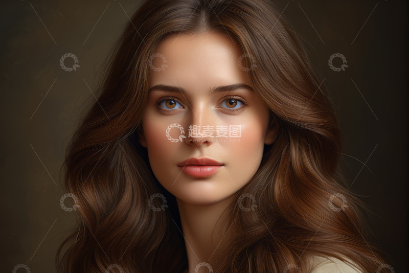 高清大图下载【趣麦麦图】年轻美丽女性人物肖像
