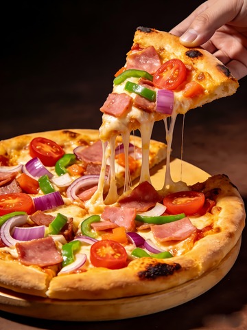 美味披萨图片