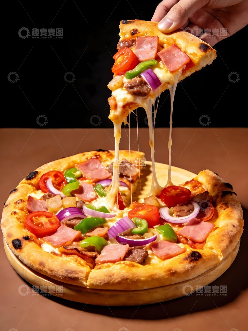 高清大图下载【趣麦麦图】美味披萨摄影