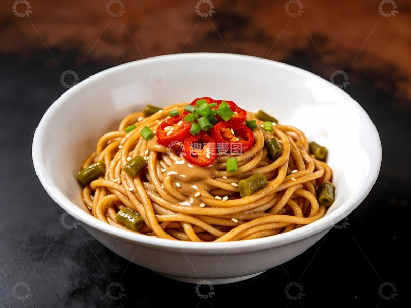 高清大图下载【趣麦麦图】武汉热干面小吃