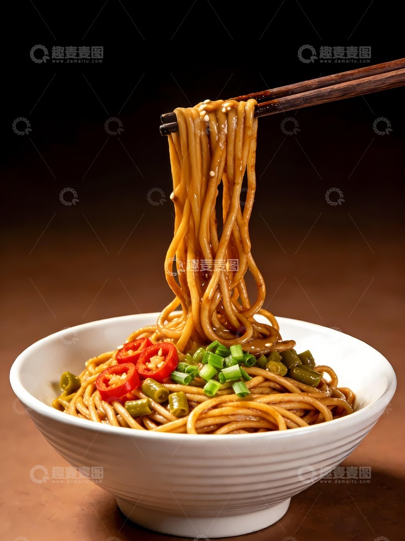 高清大图下载【趣麦麦图】武汉热干面图片