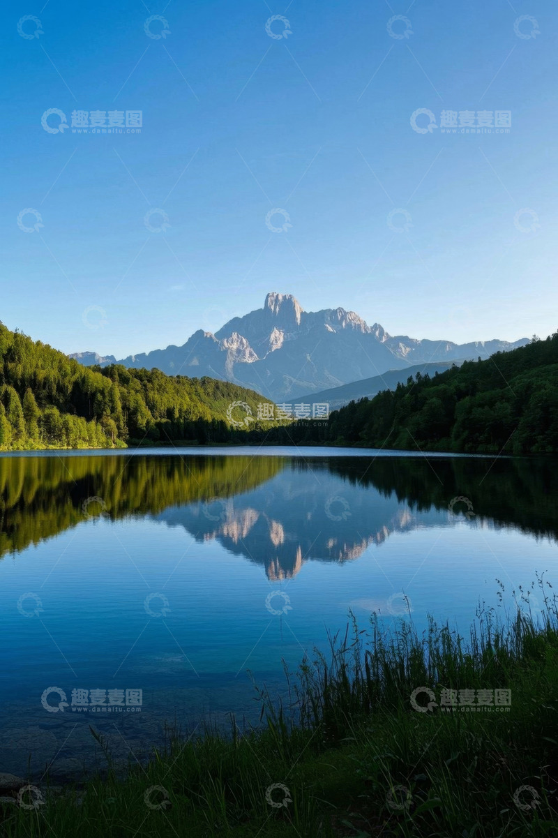 高清大图下载【趣麦麦图】山水相映的自然风光