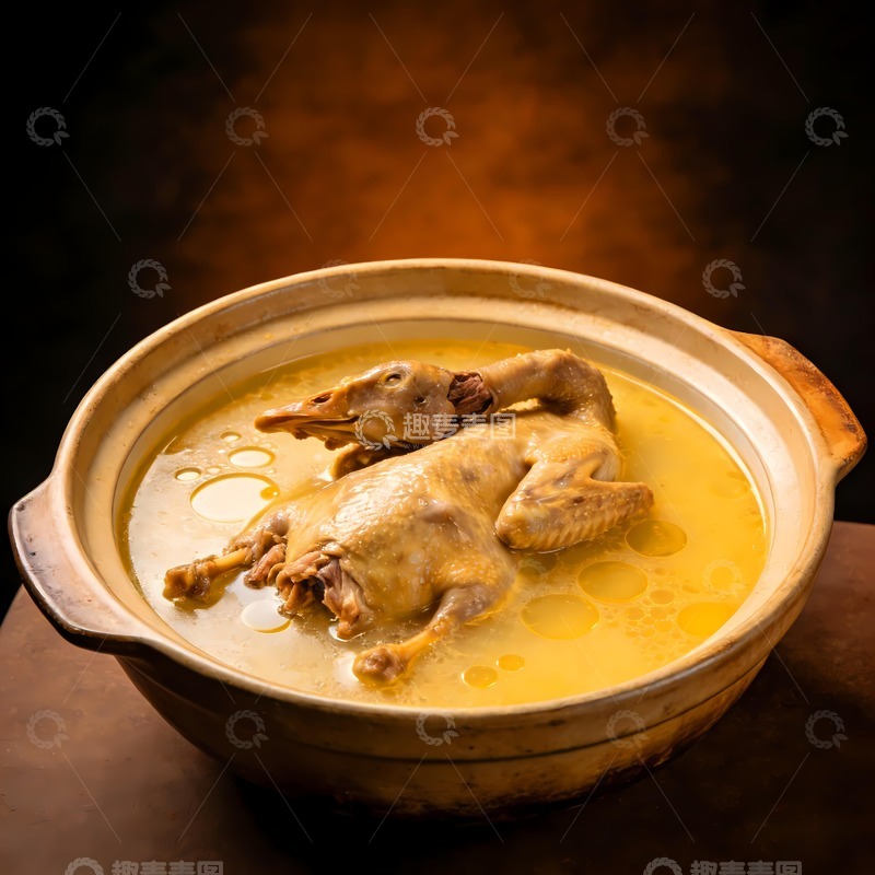 高清大图下载【趣麦麦图】砂锅老鸭汤摄影