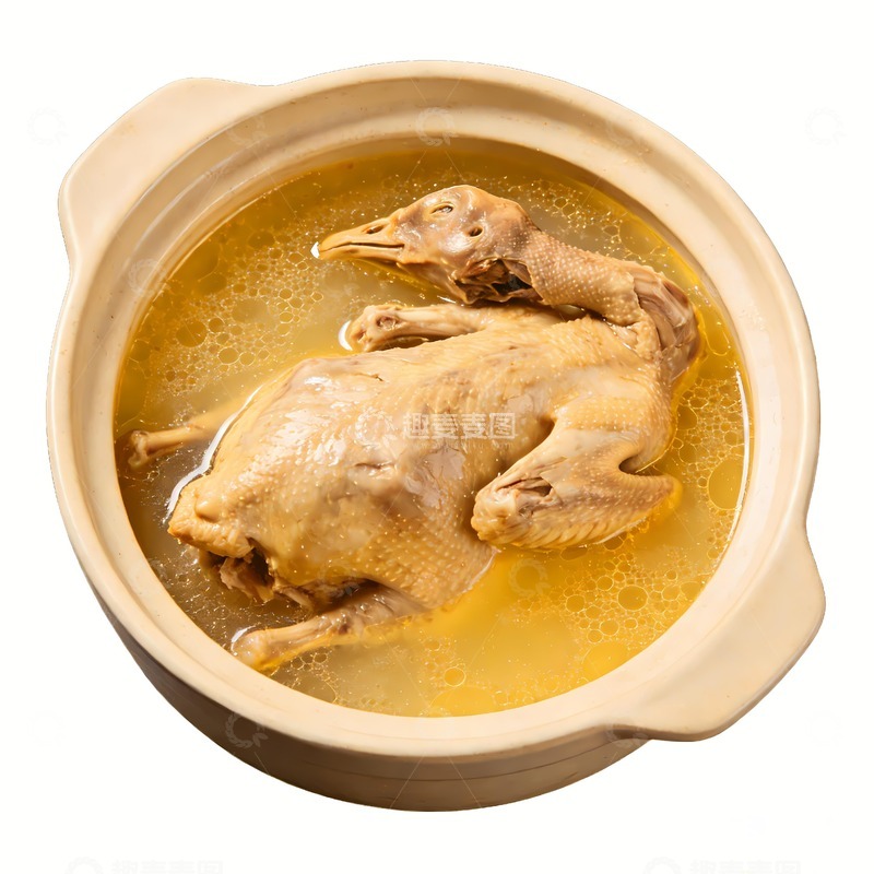 高清大图下载【趣麦麦图】砂锅老鸭汤图片