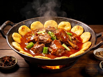 铁锅炖鹅图片