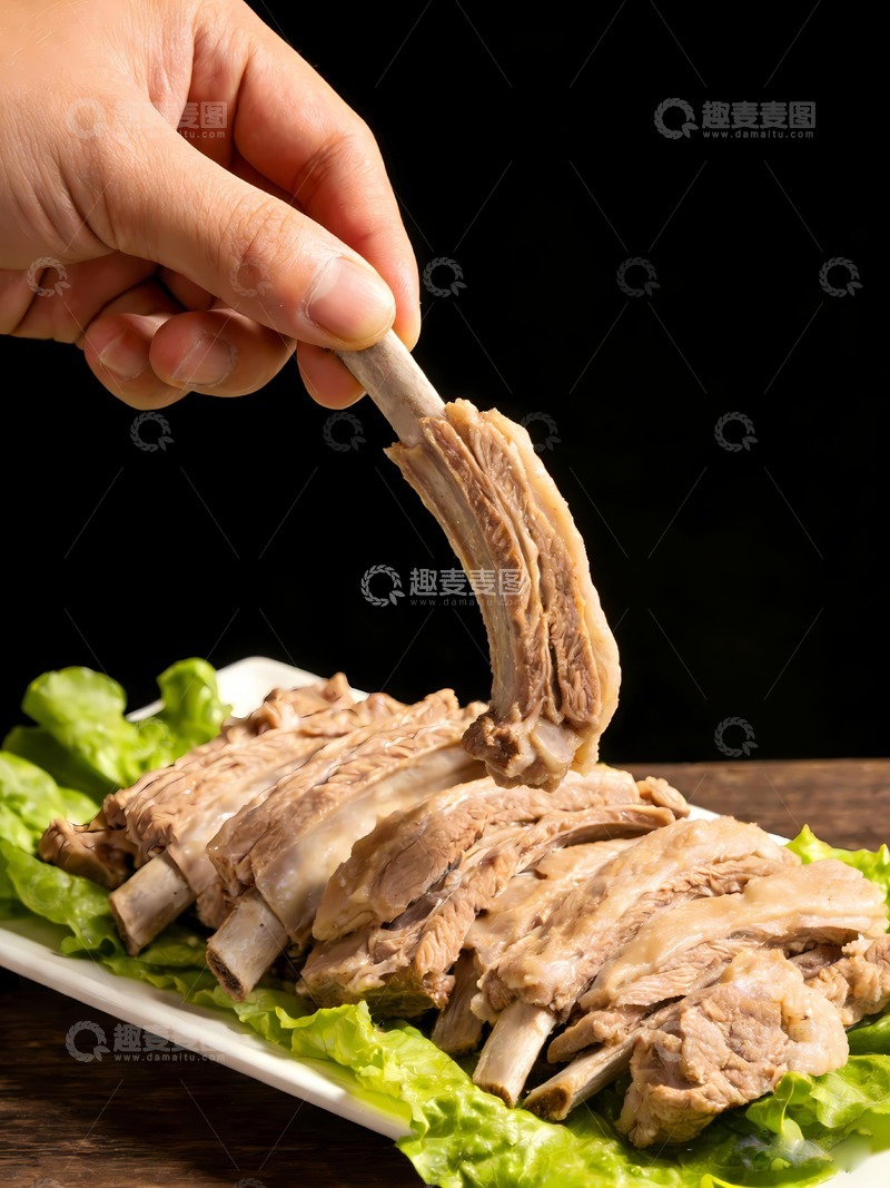 高清大图下载【趣麦麦图】手抓肉手抓羊肉  