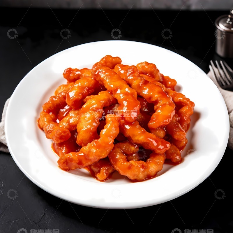 高清大图下载【趣麦麦图】美味糖醋里脊