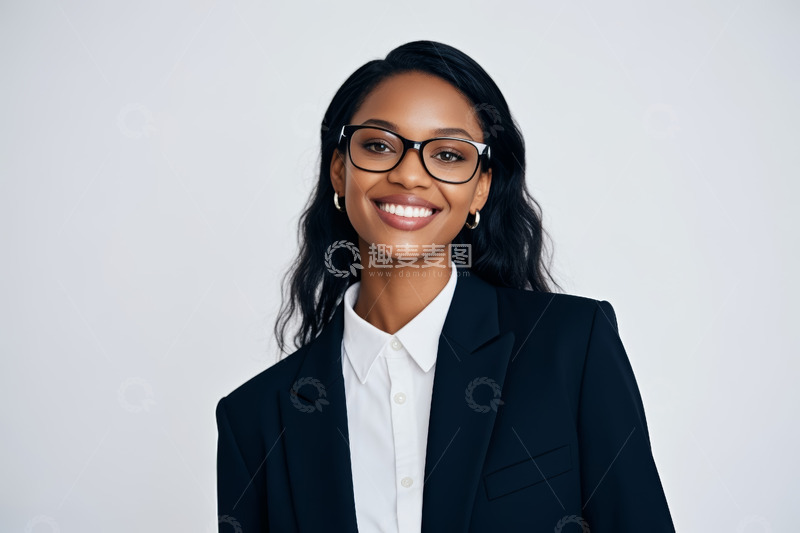 高清大图下载【趣麦麦图】穿着职业装微笑的女性