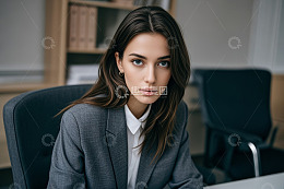 办公环境中的职业女性
