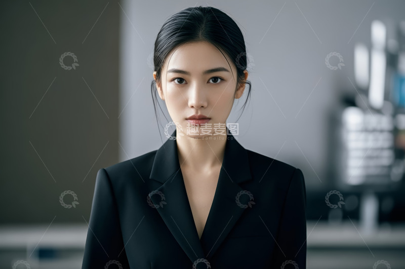 高清大图下载【趣麦麦图】职业女性商务形象特写