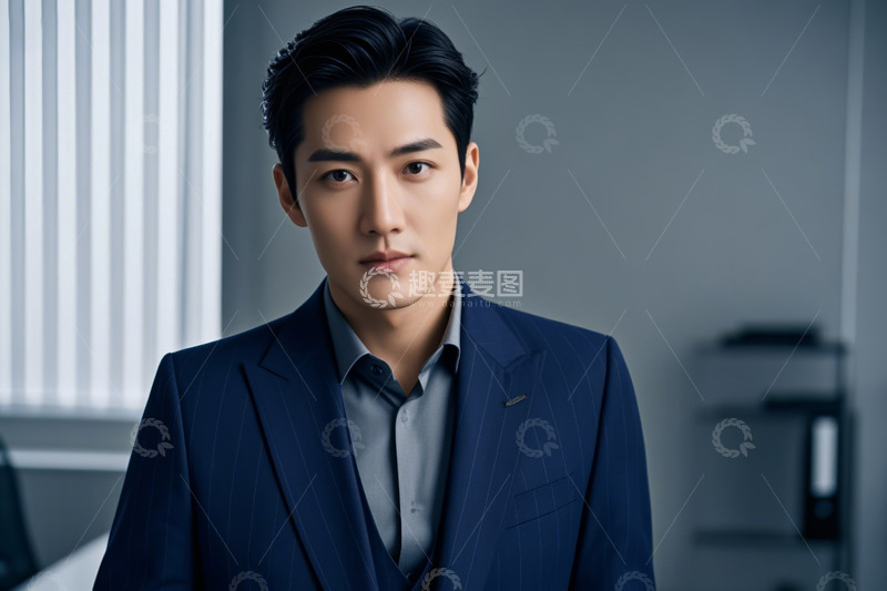 高清大图下载【趣麦麦图】身着西装男士职场肖像
