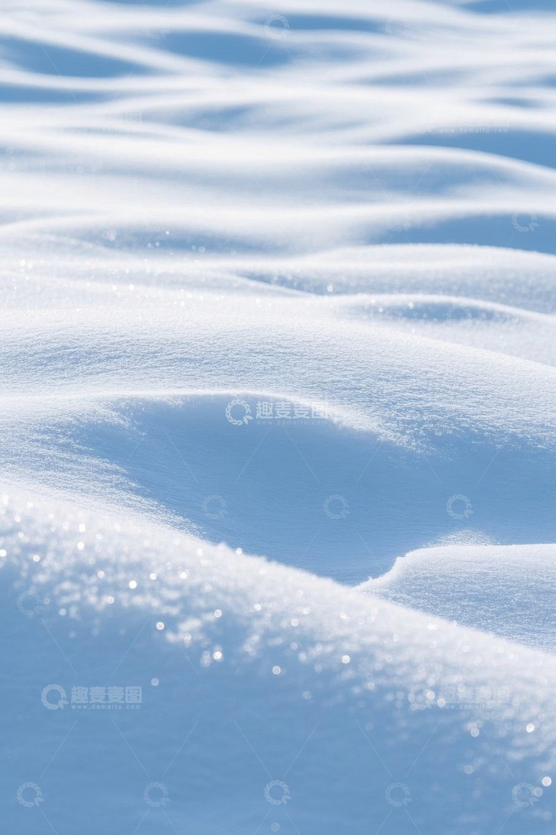 高清大图下载【趣麦麦图】细腻质感的雪景