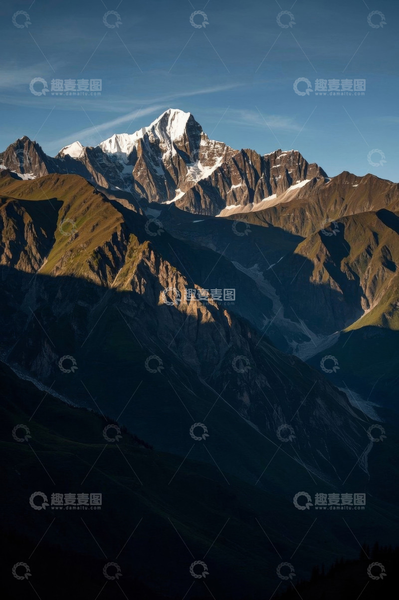 高清大图下载【趣麦麦图】户外雪山自然风光