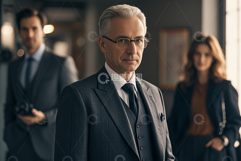 高清大图下载【趣麦麦图】商务人士正装肖像照