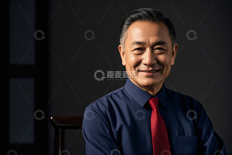 高清大图下载【趣麦麦图】商务男士微笑肖像