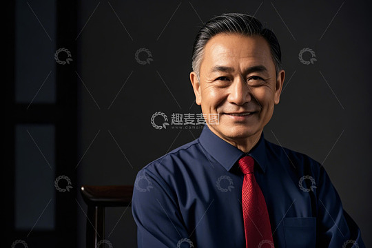 商务男士微笑肖像