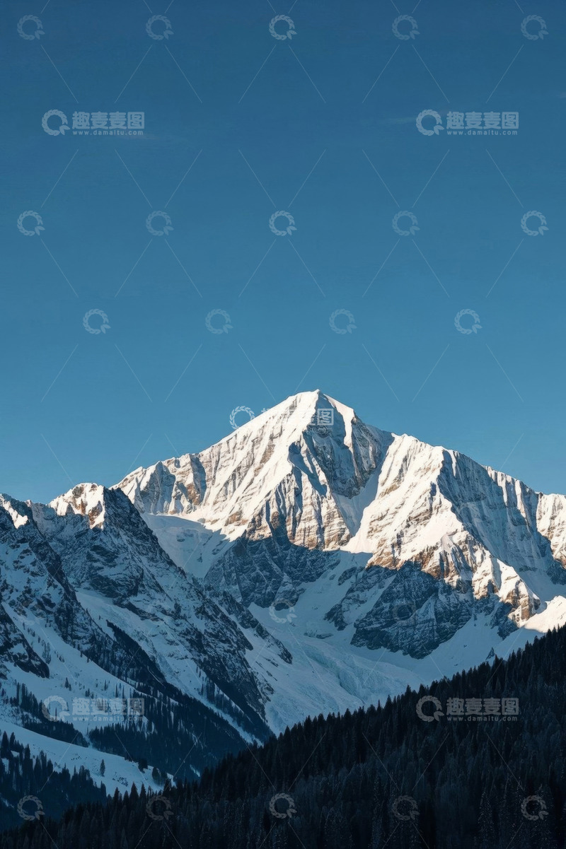 高清大图下载【趣麦麦图】雪山自然景观