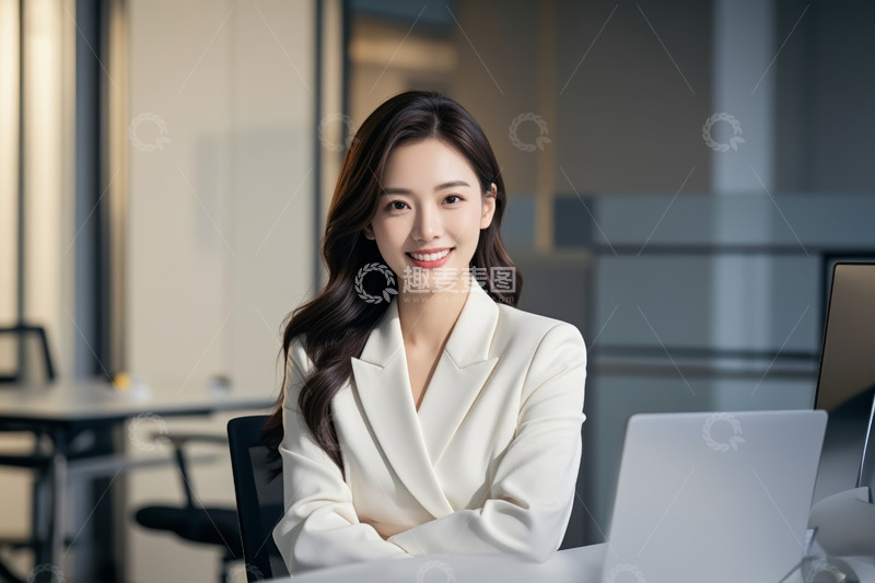 高清大图下载【趣麦麦图】办公环境中的职业女性