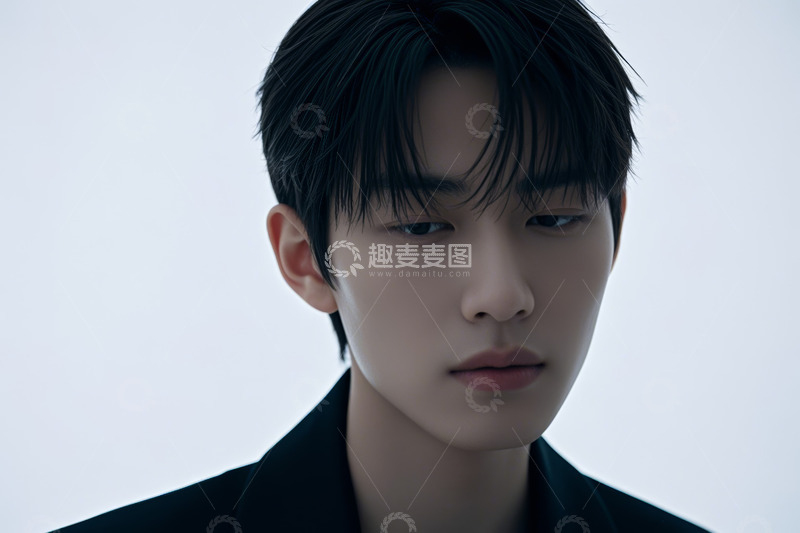 高清大图下载【趣麦麦图】男性人物特写肖像