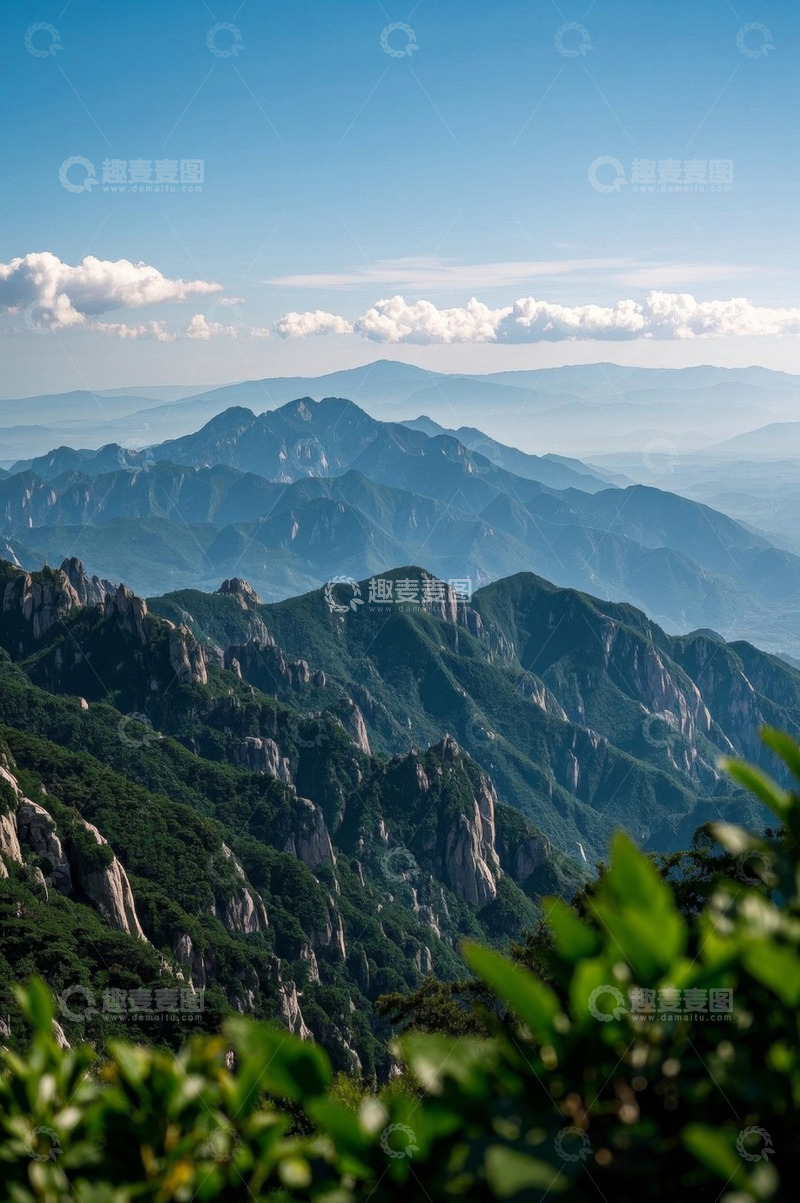 高清大图下载【趣麦麦图】连绵山脉自然风光