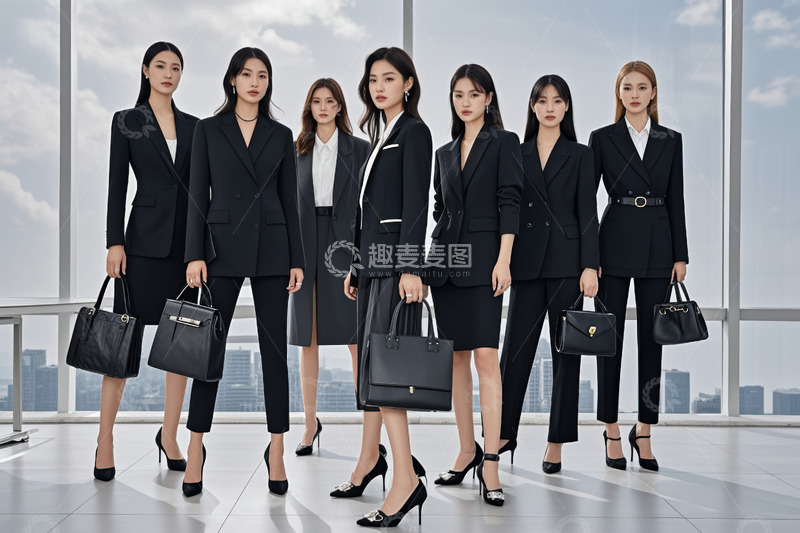 高清大图下载【趣麦麦图】职业女性商务形象展示