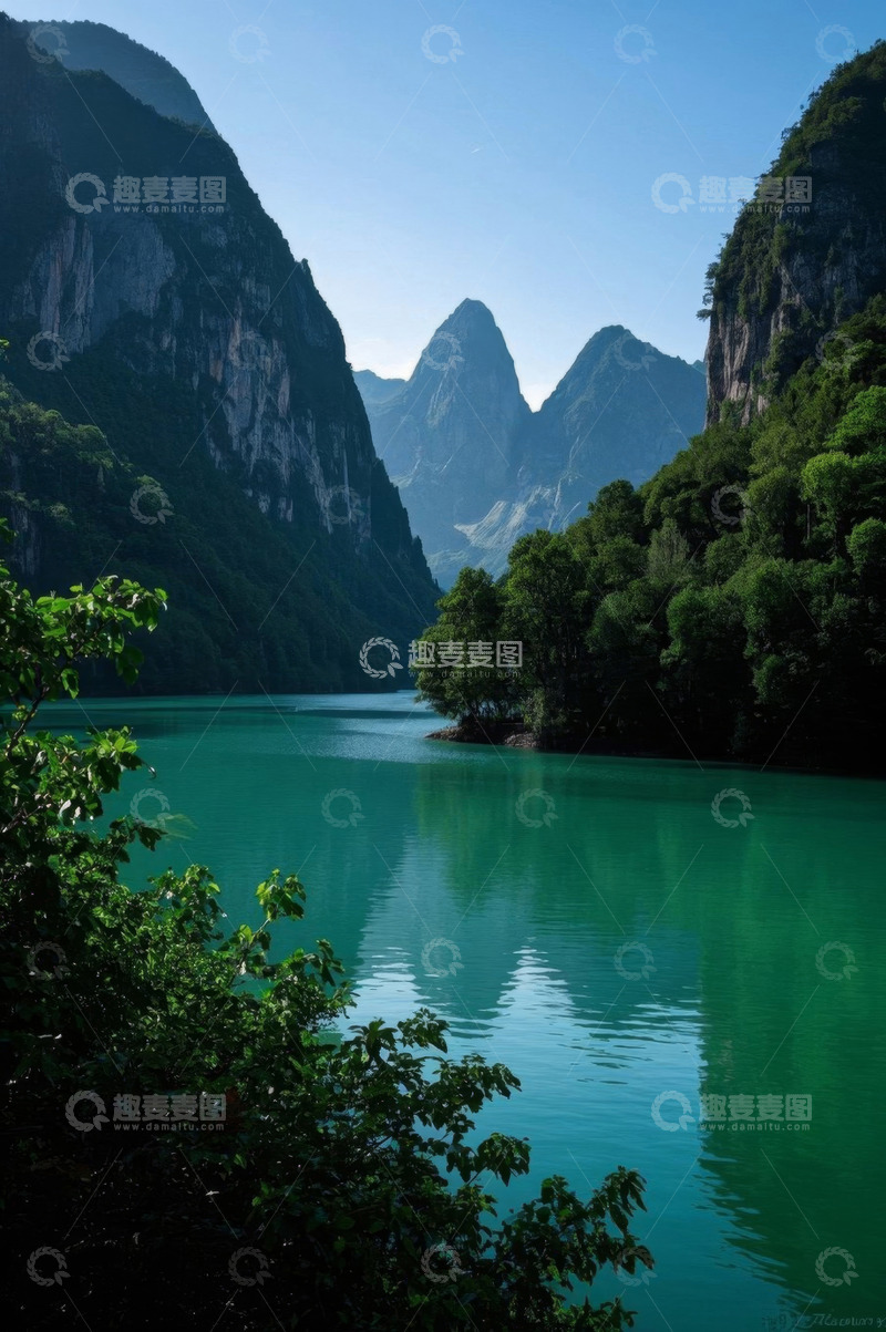 高清大图下载【趣麦麦图】青山绿水自然风光景色