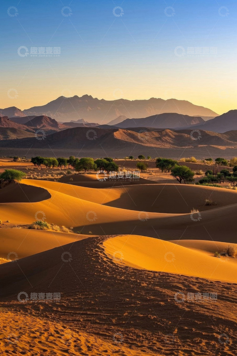 高清大图下载【趣麦麦图】沙漠自然风光远景